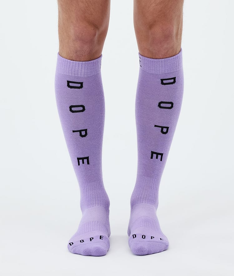 Dope Essential Skisokker Faded Violet, Bilde 2 av 3