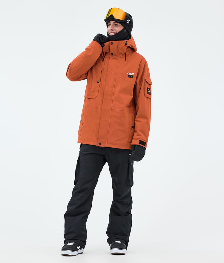 Dope Adept Snowboardjakke Herre Burned Orange, Bilde 2 av 9