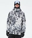 Dope Adept Snowboardjakke Herre Scribble Black