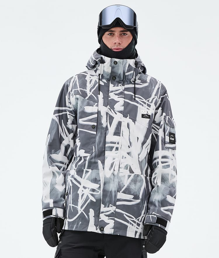 Dope Adept Snowboardjakke Herre Scribble Black, Bilde 1 av 9
