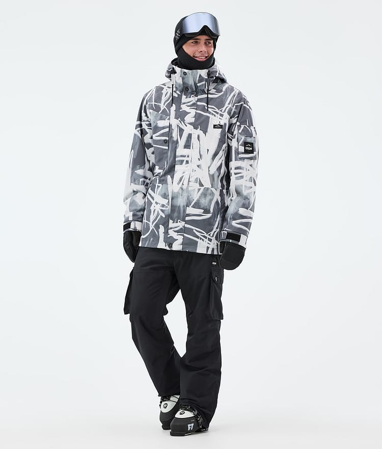 Dope Adept Skijakke Herre Scribble Black, Bilde 2 av 9