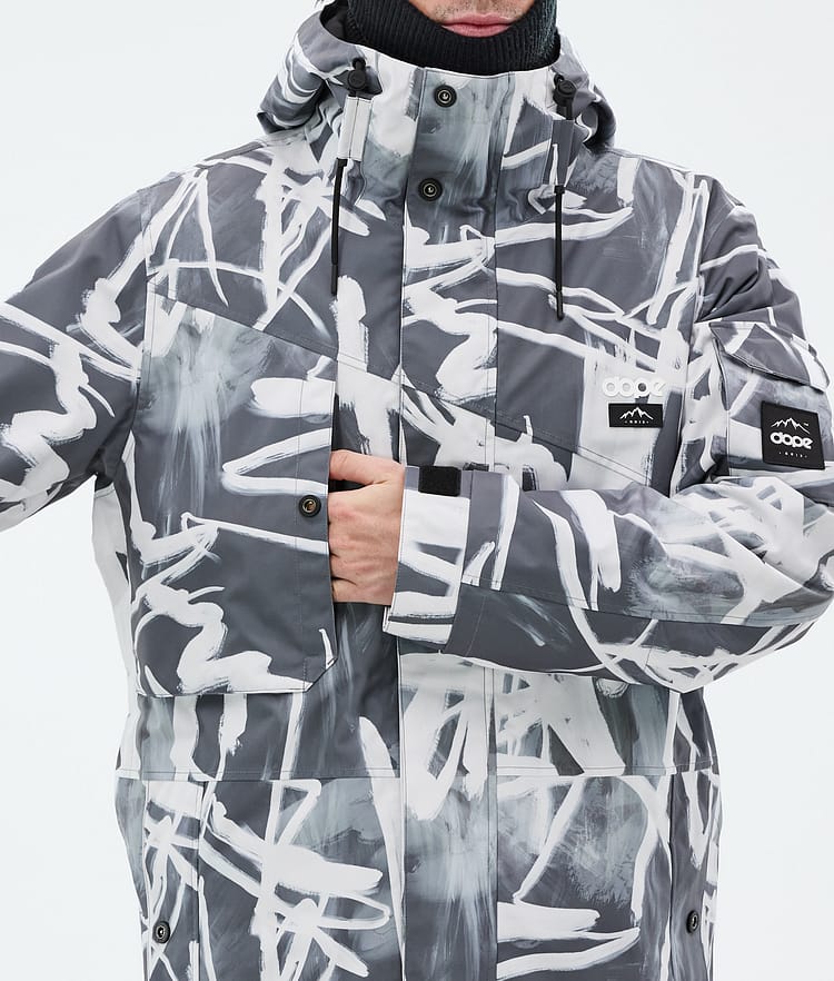 Dope Adept Skijakke Herre Scribble Black, Bilde 8 av 9