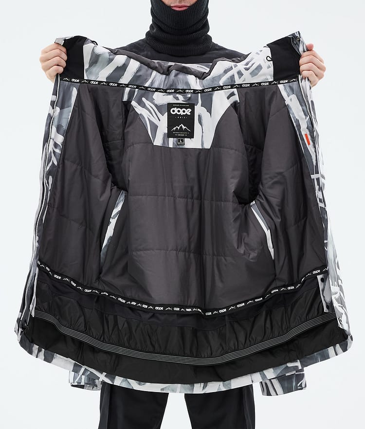 Dope Adept Snowboardjakke Herre Scribble Black, Bilde 9 av 9