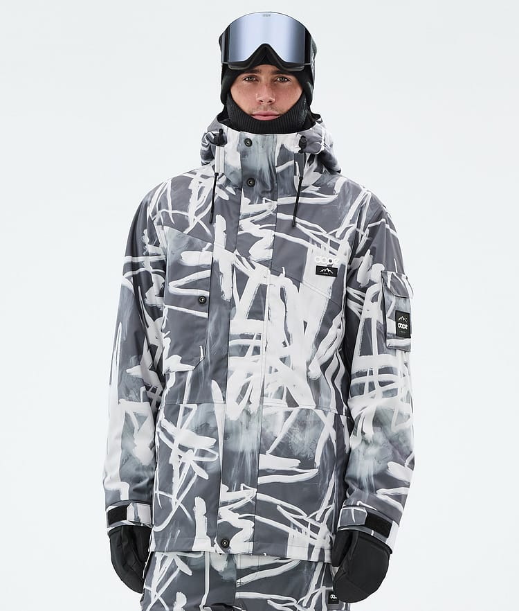 Dope Adept Snowboardjakke Herre Scribble Black, Bilde 1 av 9