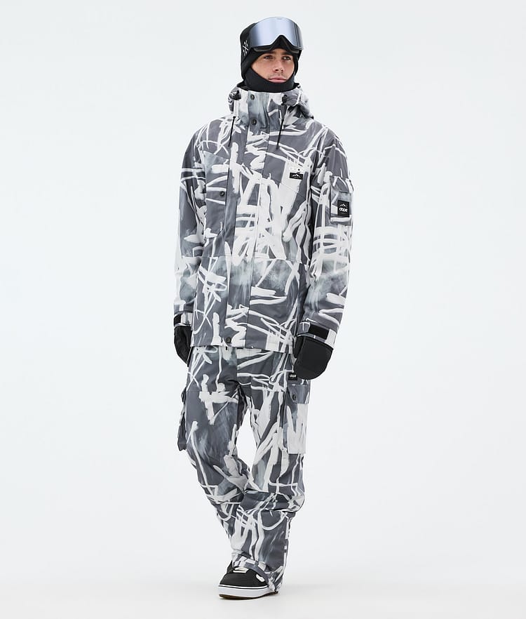 Dope Adept Snowboardjakke Herre Scribble Black, Bilde 2 av 9