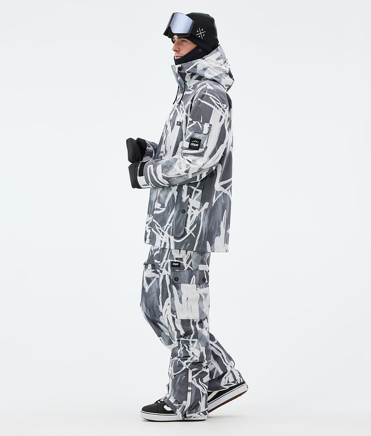 Dope Adept Snowboardjakke Herre Scribble Black, Bilde 3 av 9