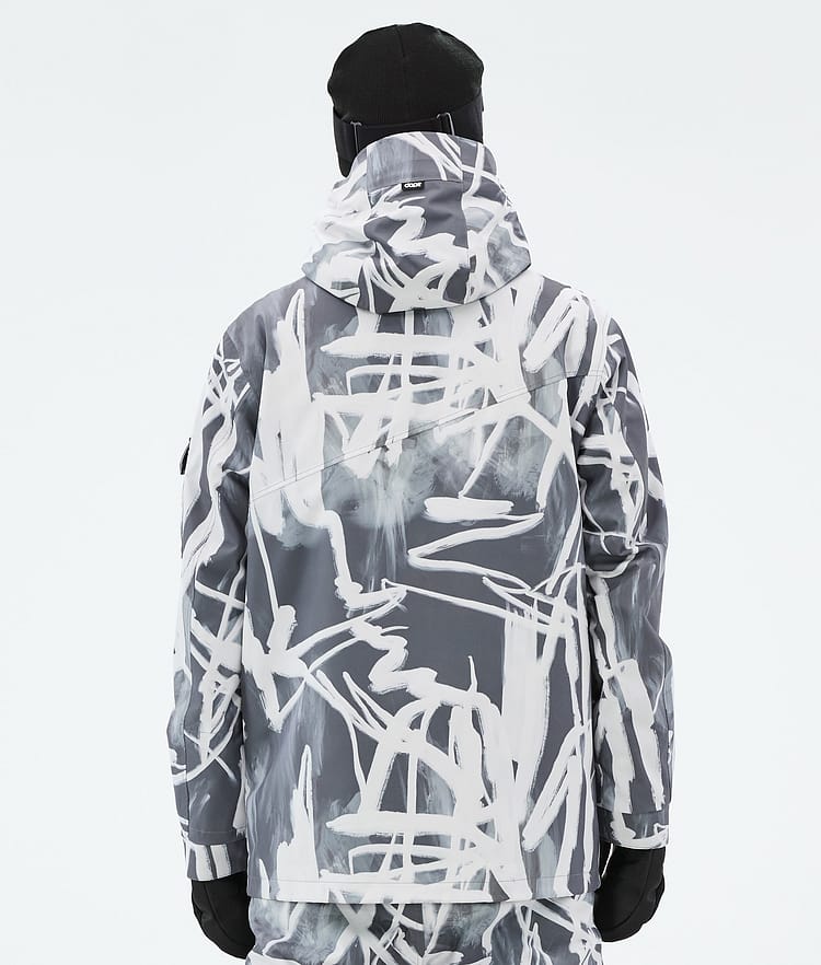 Dope Adept Snowboardjakke Herre Scribble Black, Bilde 6 av 9