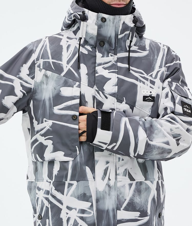 Dope Adept Snowboardjakke Herre Scribble Black, Bilde 8 av 9