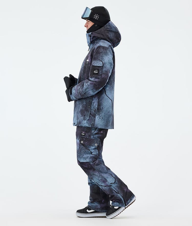 Dope Adept Snowboardjakke Herre Jungle Purple Renewed, Bilde 3 av 9