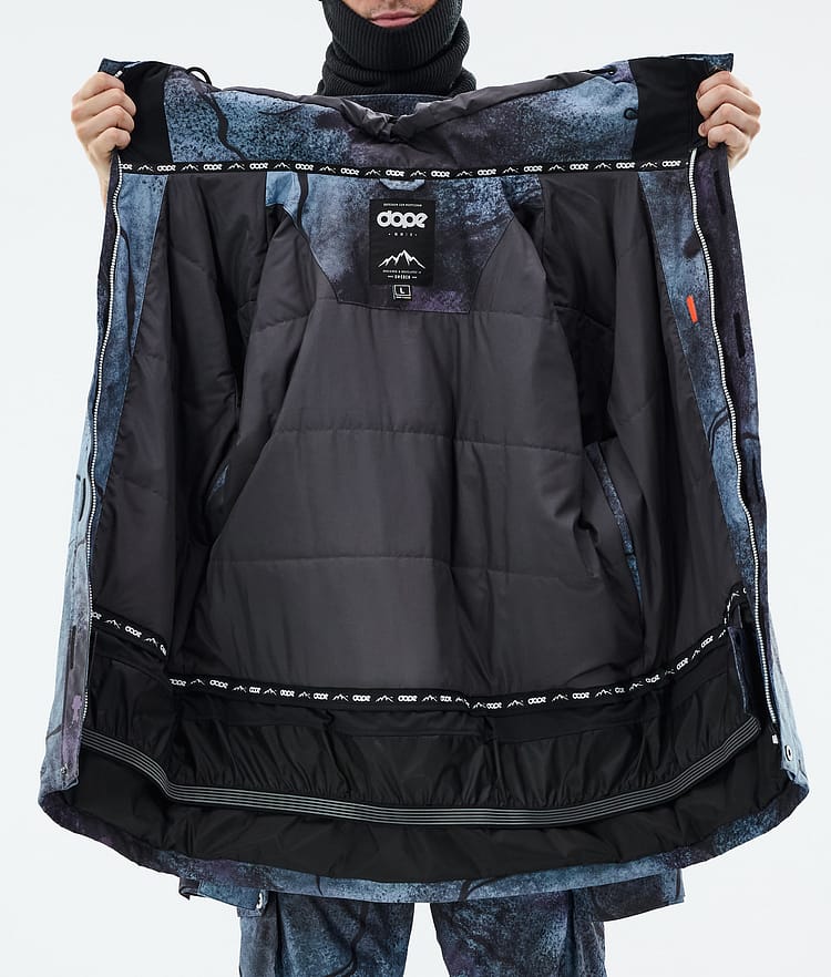 Dope Adept Snowboardjakke Herre Jungle Purple Renewed, Bilde 9 av 9