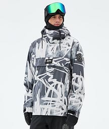 Dope Blizzard Skijakke Herre Scribble Black