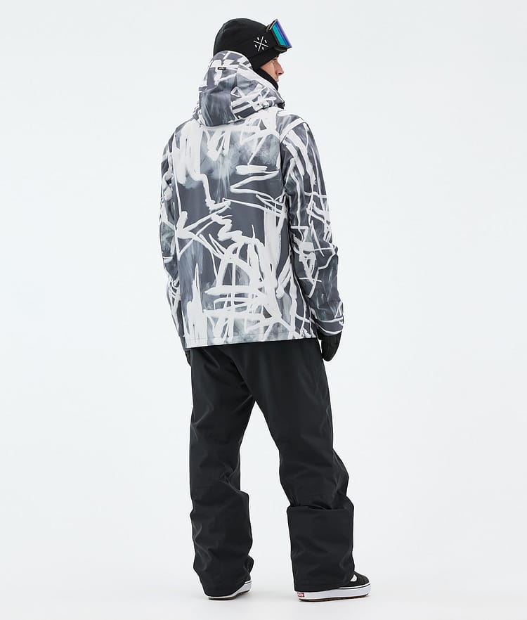 Dope Blizzard Snowboardjakke Herre Scribble Black, Bilde 4 av 8