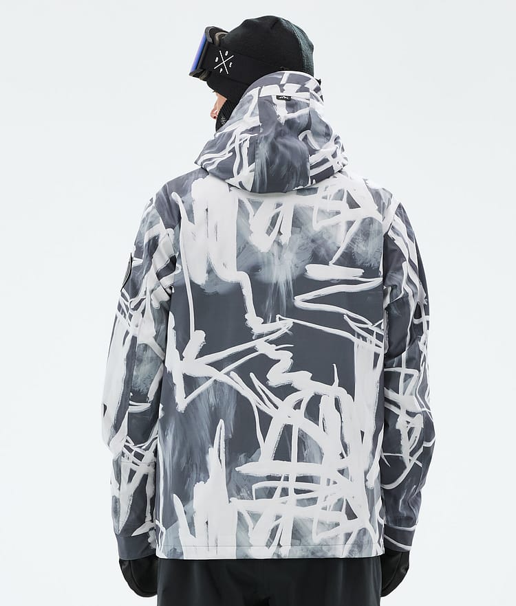 Dope Blizzard Snowboardjakke Herre Scribble Black, Bilde 6 av 8