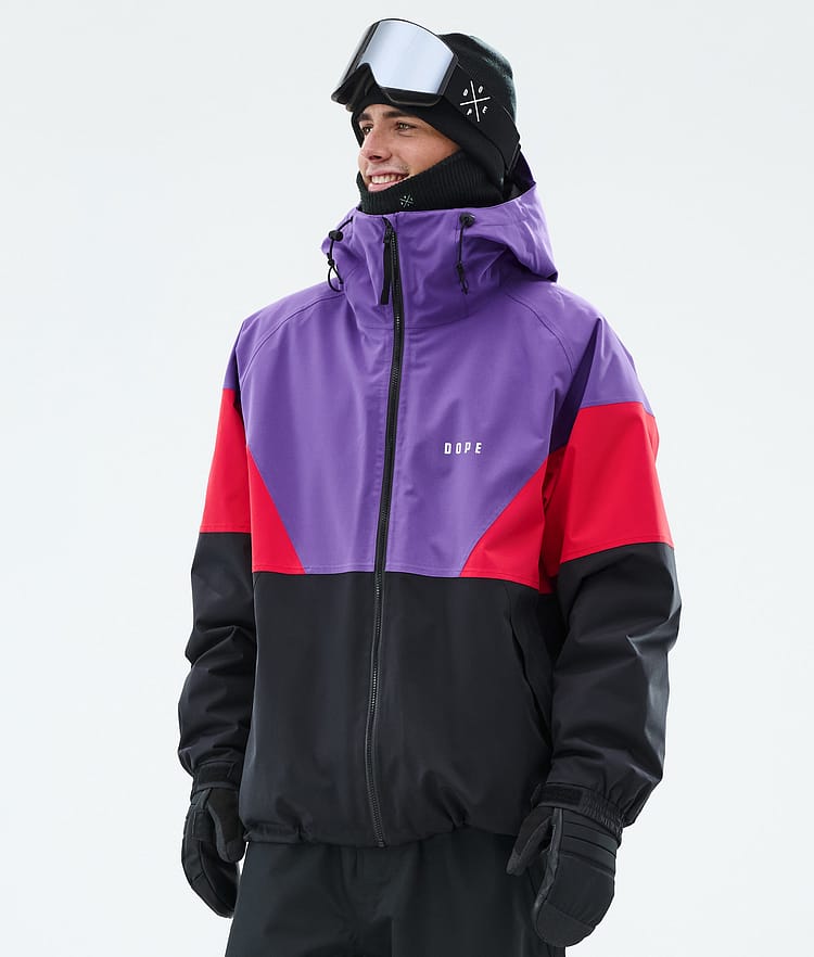 Dope Spartan Snowboardjakke Herre Sport Vivid Purple/Red/Black, Bilde 1 av 8