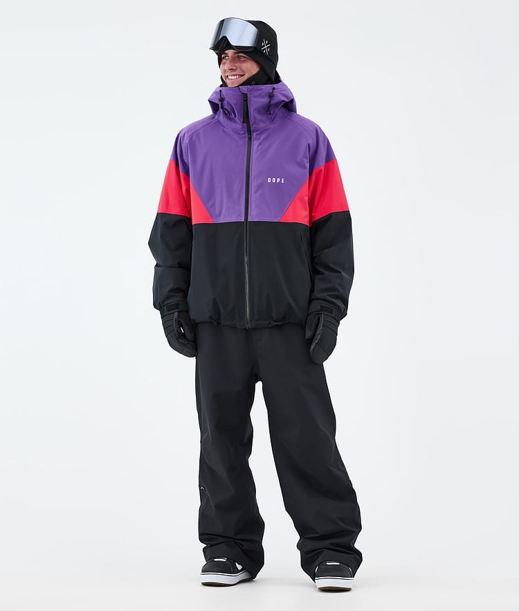 Dope Spartan Snowboardjakke Herre Sport Vivid Purple/Red/Black, Bilde 2 av 8