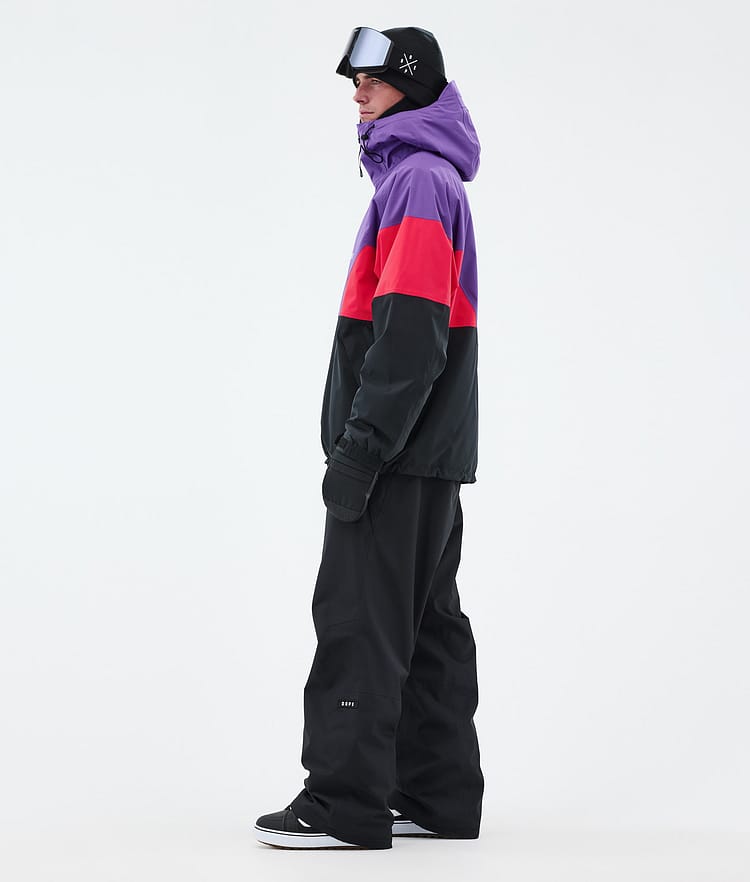 Dope Spartan Snowboardjakke Herre Sport Vivid Purple/Red/Black, Bilde 3 av 8