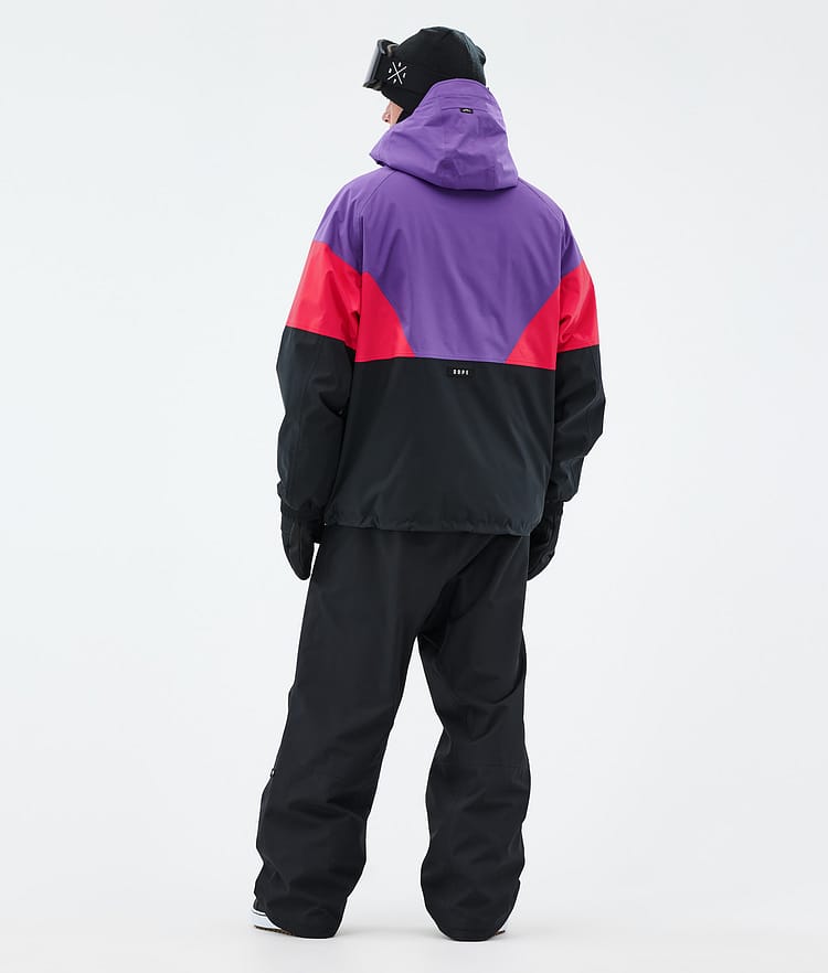 Dope Spartan Snowboardjakke Herre Sport Vivid Purple/Red/Black, Bilde 4 av 8