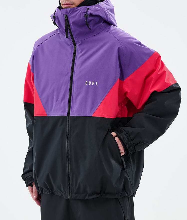 Dope Spartan Snowboardjakke Herre Sport Vivid Purple/Red/Black, Bilde 7 av 8