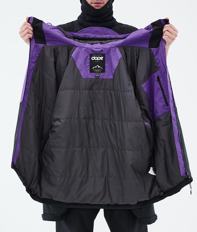 Dope Spartan Skijakke Herre Sport Vivid Purple/Red/Black, Bilde 8 av 8