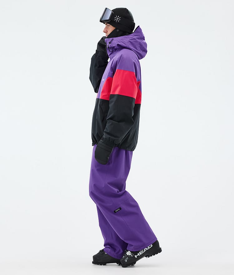 Dope Spartan Skijakke Herre Sport Vivid Purple/Red/Black, Bilde 3 av 8