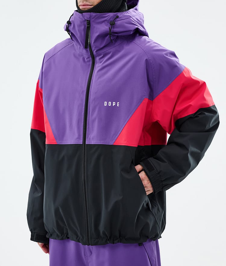 Dope Spartan Skijakke Herre Sport Vivid Purple/Red/Black, Bilde 7 av 8
