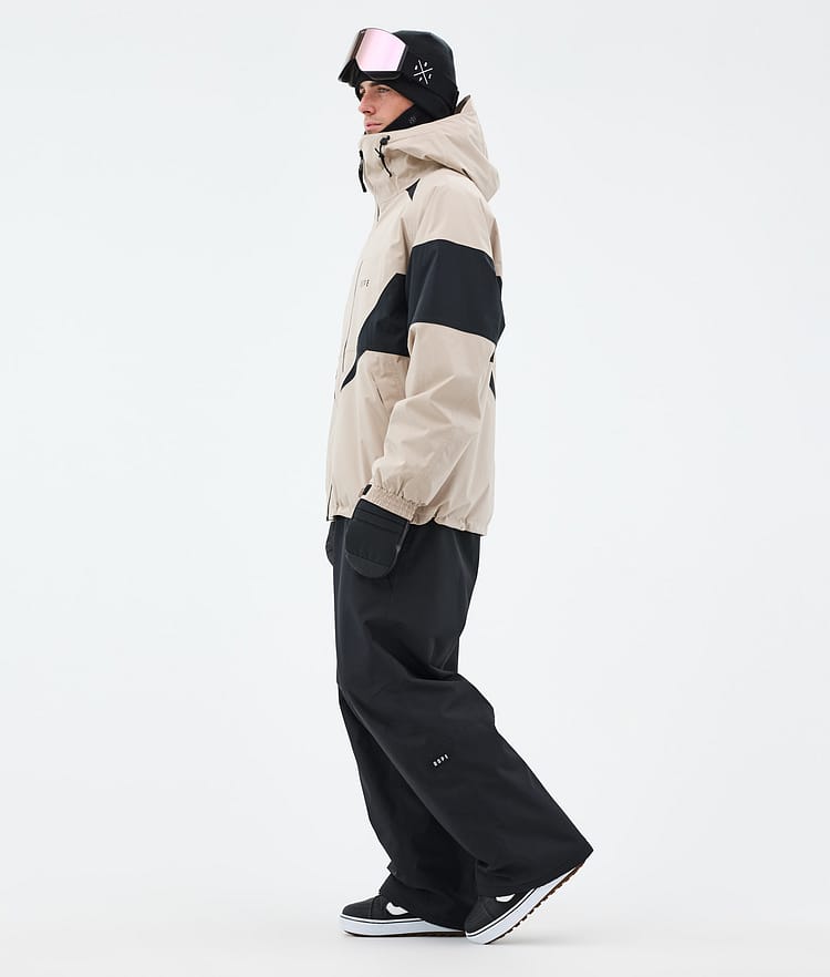 Dope Spartan Snowboardjakke Herre Spike Sand/Black, Bilde 3 av 8