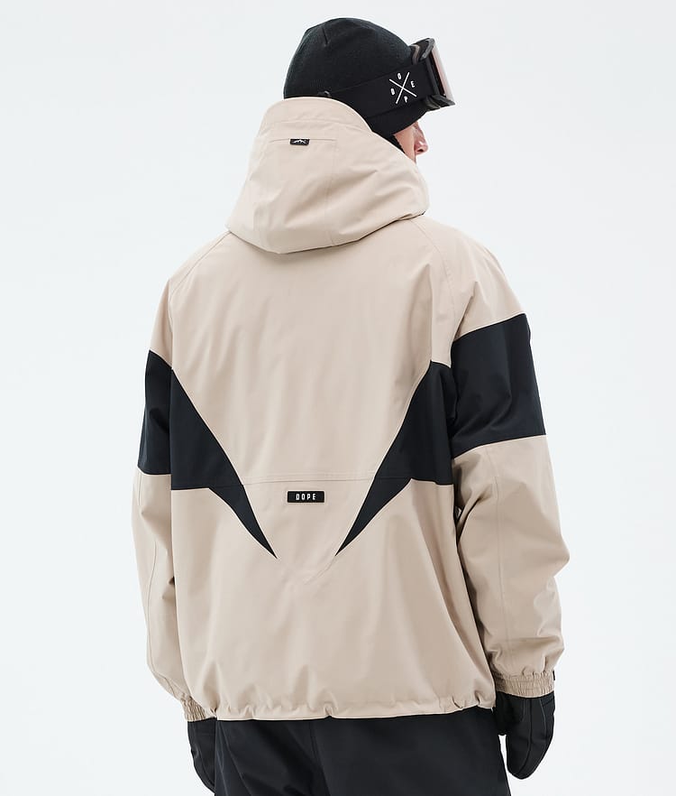 Dope Spartan Snowboardjakke Herre Spike Sand/Black, Bilde 6 av 8
