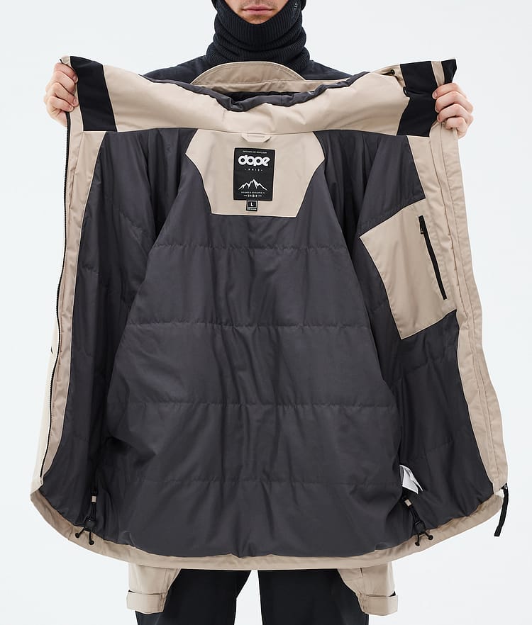 Dope Spartan Skijakke Herre Spike Sand/Black, Bilde 7 av 7