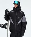 Dope Spartan Snowboardjakke Herre Spike Black/Light Pearl