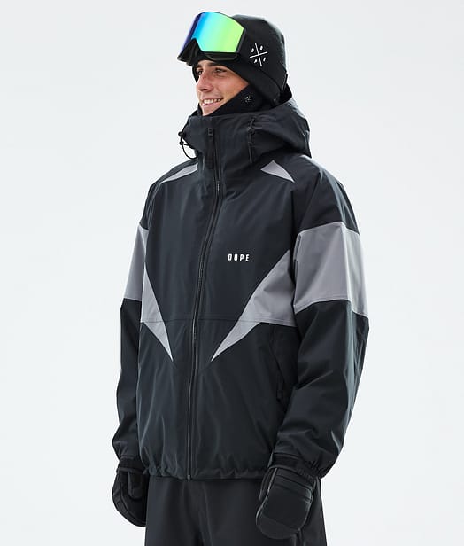 Dope Spartan Skijakke Herre Spike Black/Light Pearl