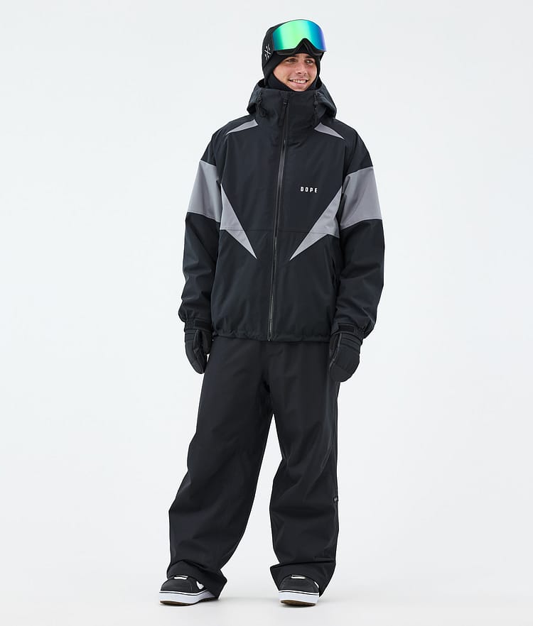 Dope Spartan Snowboardjakke Herre Spike Black/Light Pearl, Bilde 2 av 8