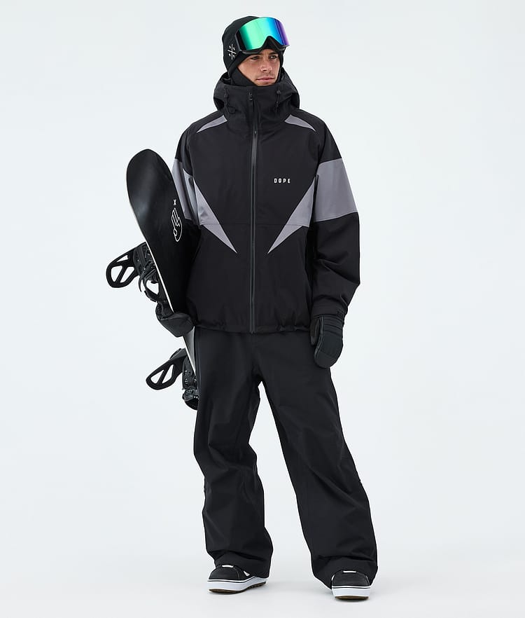 Dope Spartan Snowboardjakke Herre Spike Black/Light Pearl, Image 2 of 8