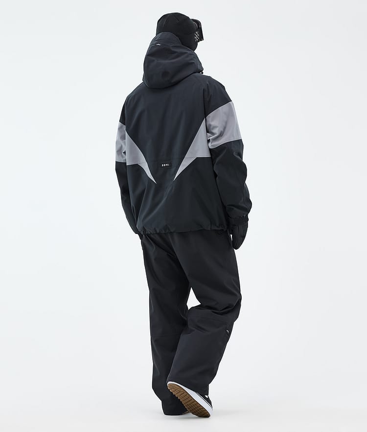 Dope Spartan Snowboardjakke Herre Spike Black/Light Pearl, Bilde 4 av 8