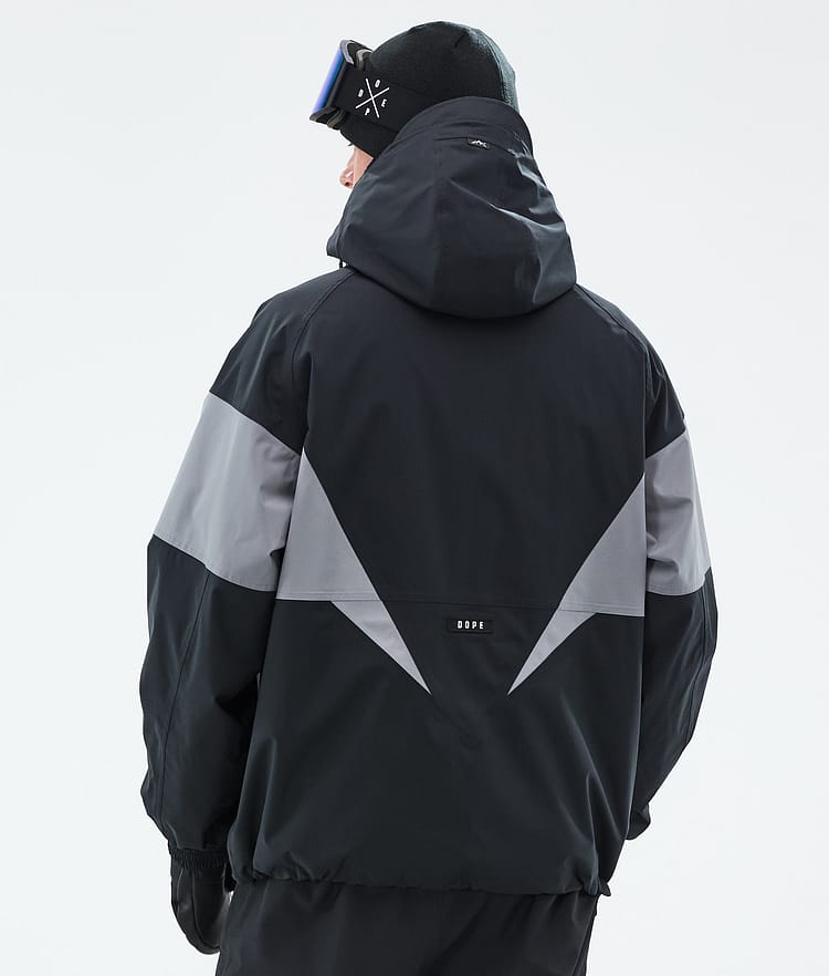 Dope Spartan Snowboardjakke Herre Spike Black/Light Pearl, Bilde 6 av 8