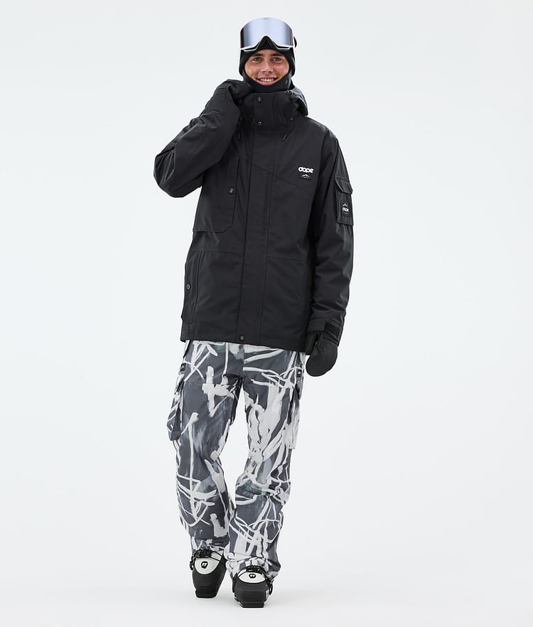 Dope Iconic Skibukse Herre Scribble Black, Bilde 2 av 7