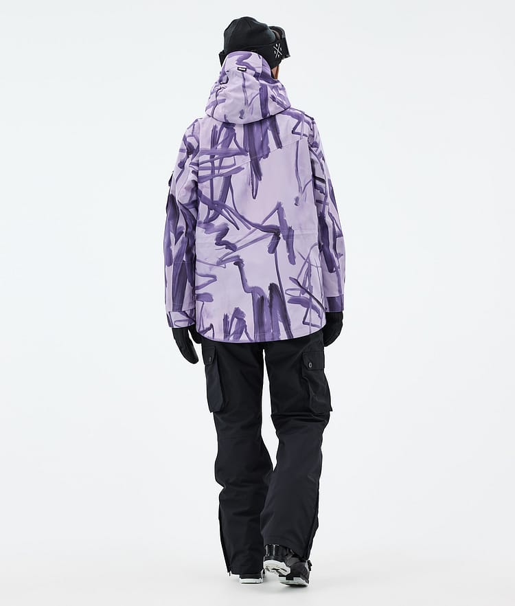 Dope Adept W Skijakke Dame Scribble Purple, Bilde 4 av 9