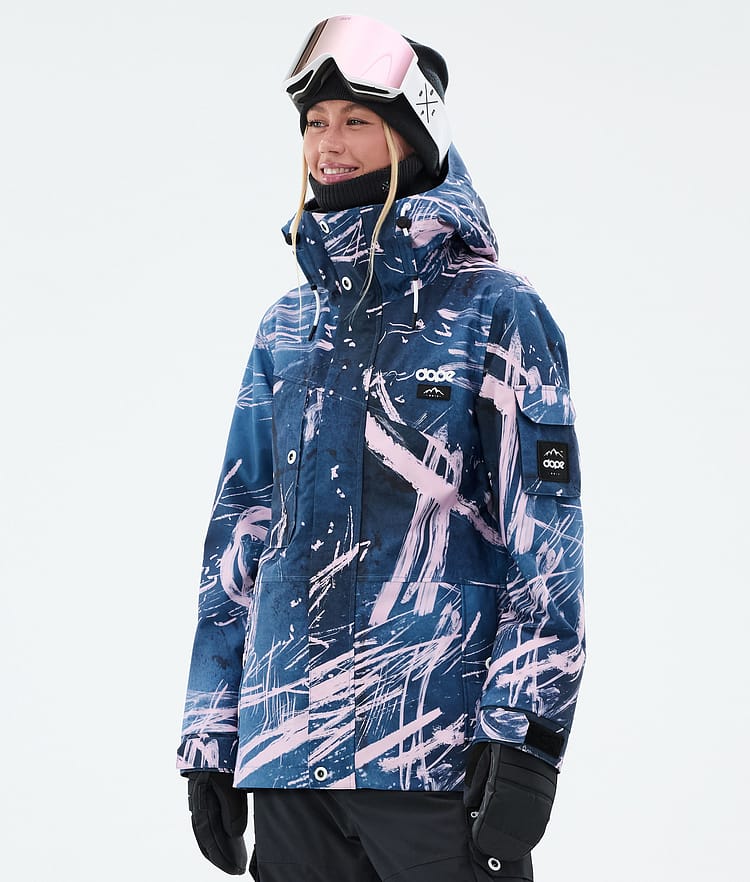 Dope Adept W Skijakke Dame Carvings Pink, Bilde 1 av 9