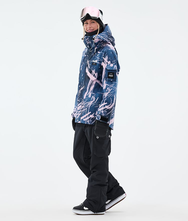 Dope Adept W Snowboardjakke Dame Carvings Pink, Bilde 3 av 9