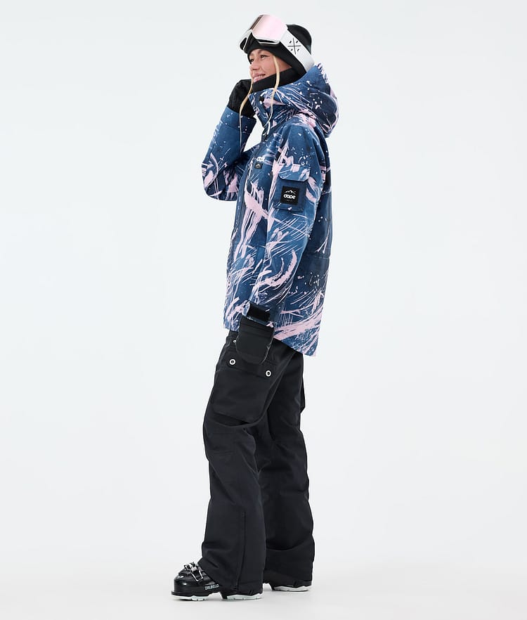 Dope Adept W Skijakke Dame Carvings Pink, Bilde 3 av 9