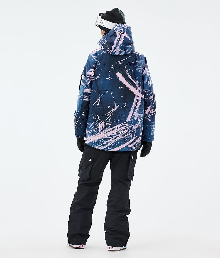 Dope Adept W Snowboardjakke Dame Carvings Pink, Bilde 4 av 9