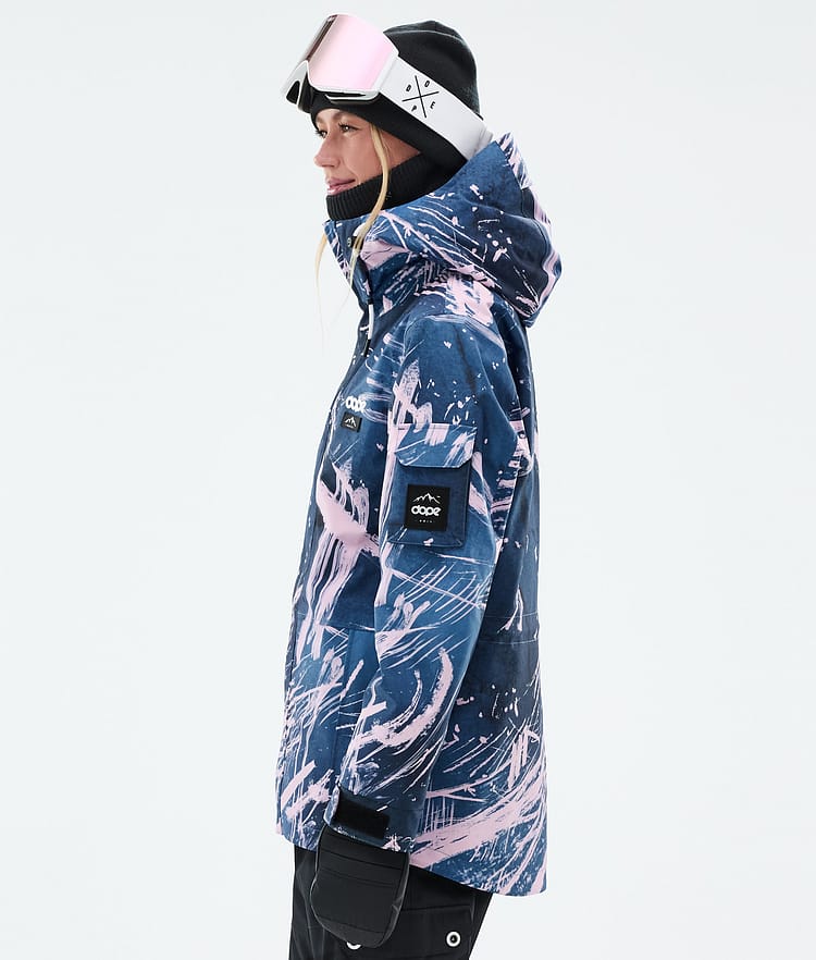 Dope Adept W Skijakke Dame Carvings Pink, Bilde 5 av 9