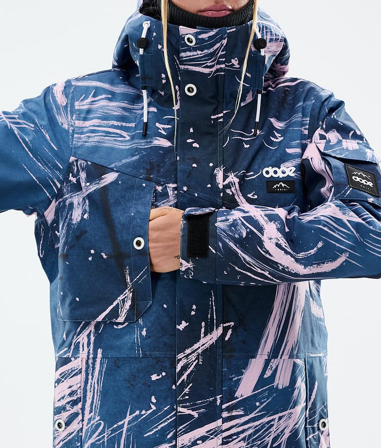 Dope Adept W Skijakke Dame Carvings Pink, Bilde 8 av 9