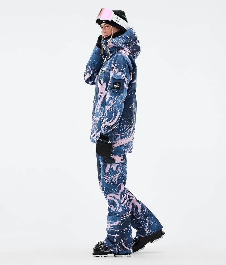 Dope Adept W Skijakke Dame Carvings Pink, Bilde 3 av 9