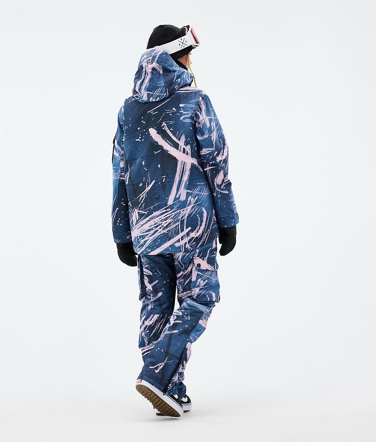 Dope Adept W Snowboardjakke Dame Carvings Pink Renewed, Bilde 4 av 9