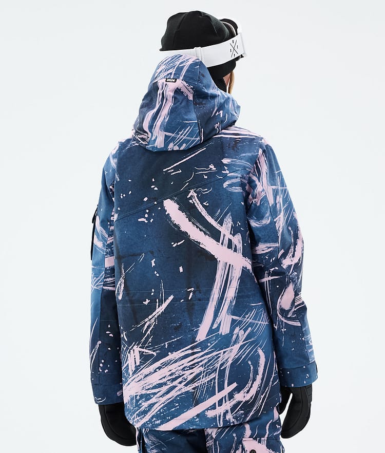 Dope Adept W Snowboardjakke Dame Carvings Pink Renewed, Bilde 6 av 9