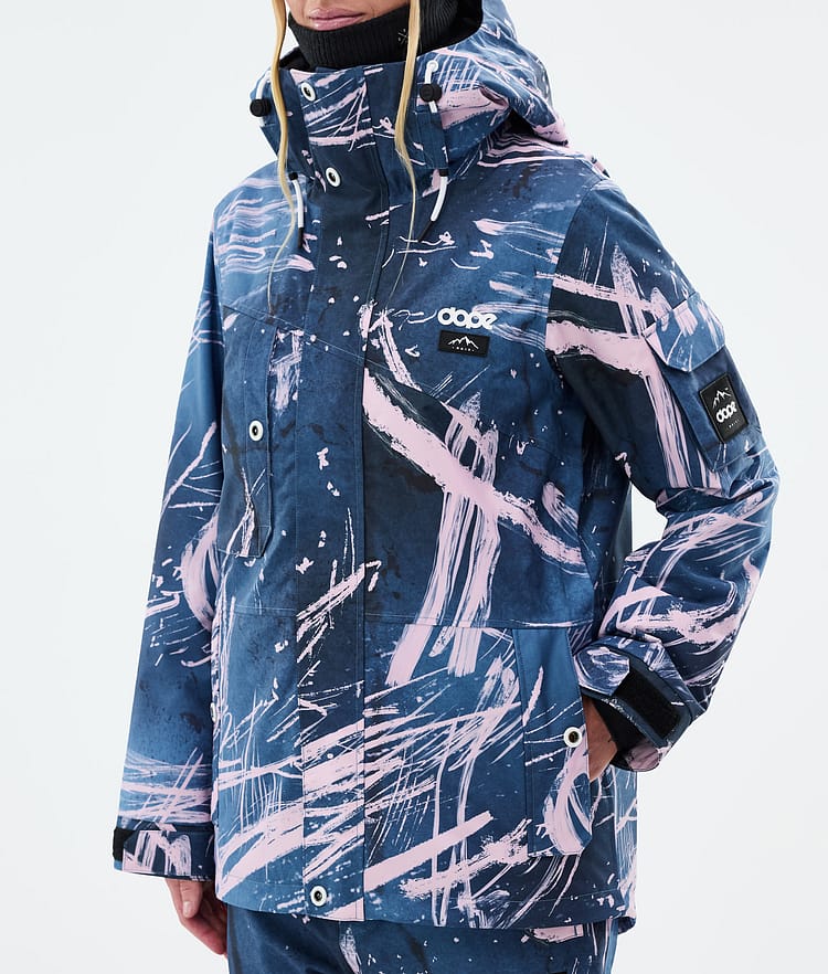 Dope Adept W Snowboardjakke Dame Carvings Pink Renewed, Bilde 7 av 9