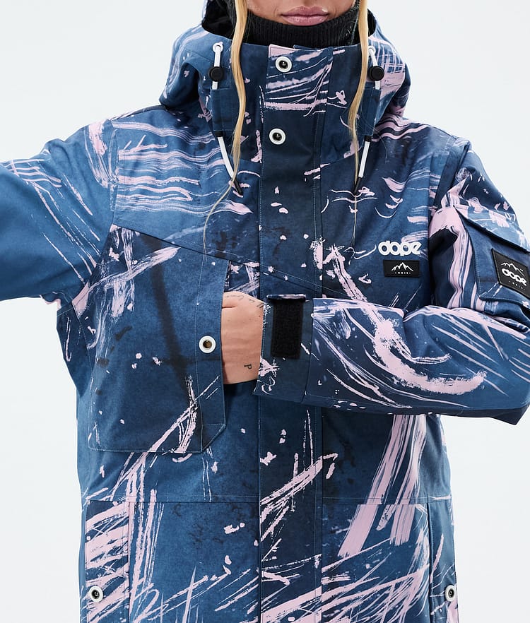 Dope Adept W Snowboardjakke Dame Carvings Pink Renewed, Bilde 8 av 9