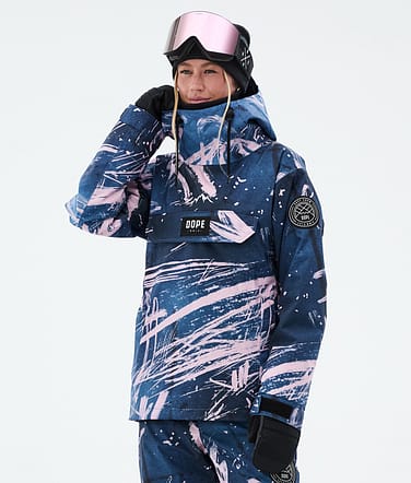 Dope Blizzard W Snowboardjakke Dame Carvings Pink