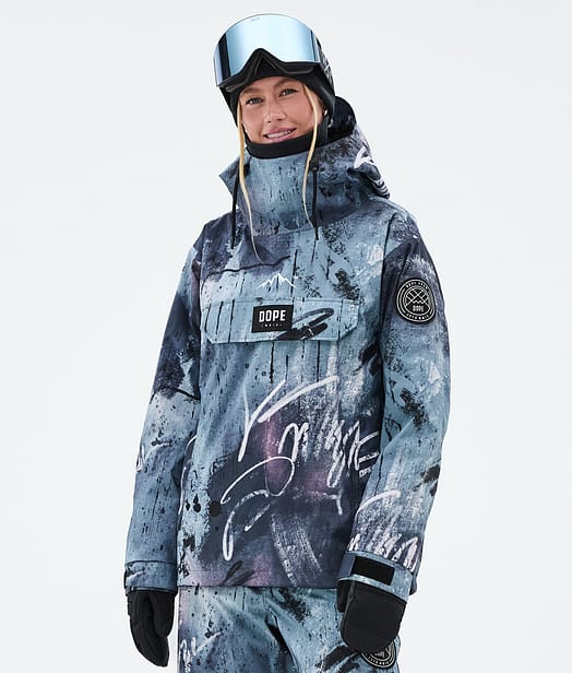Dope Blizzard W Snowboardjakke Dame Punk Blue