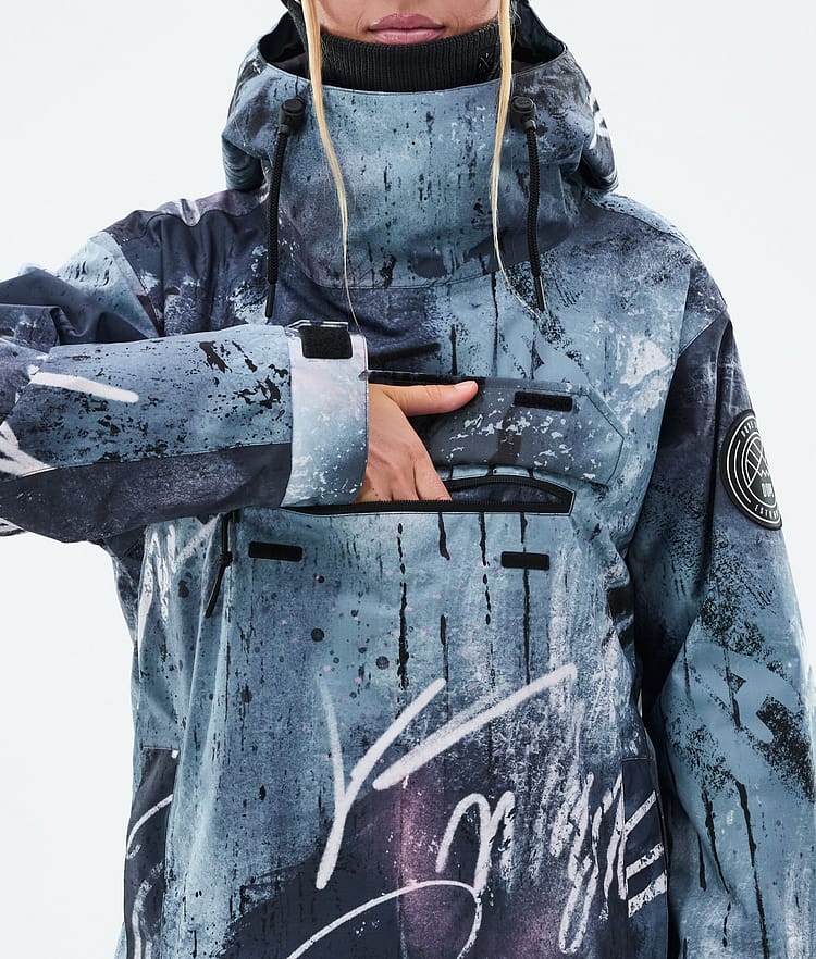 Dope Blizzard W Skijakke Dame Punk Blue, Bilde 8 av 8